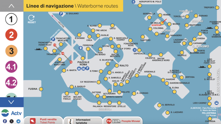 ACTV - Interaktivni mapa